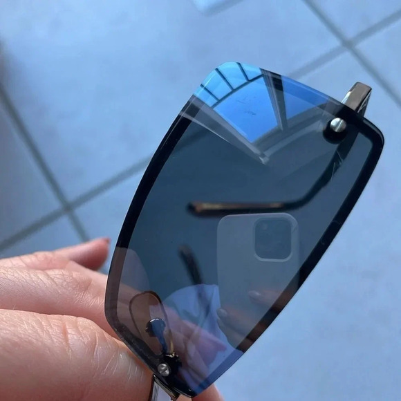 Gucci vintage  retro frameless sunglasses - Picture 13 of 14